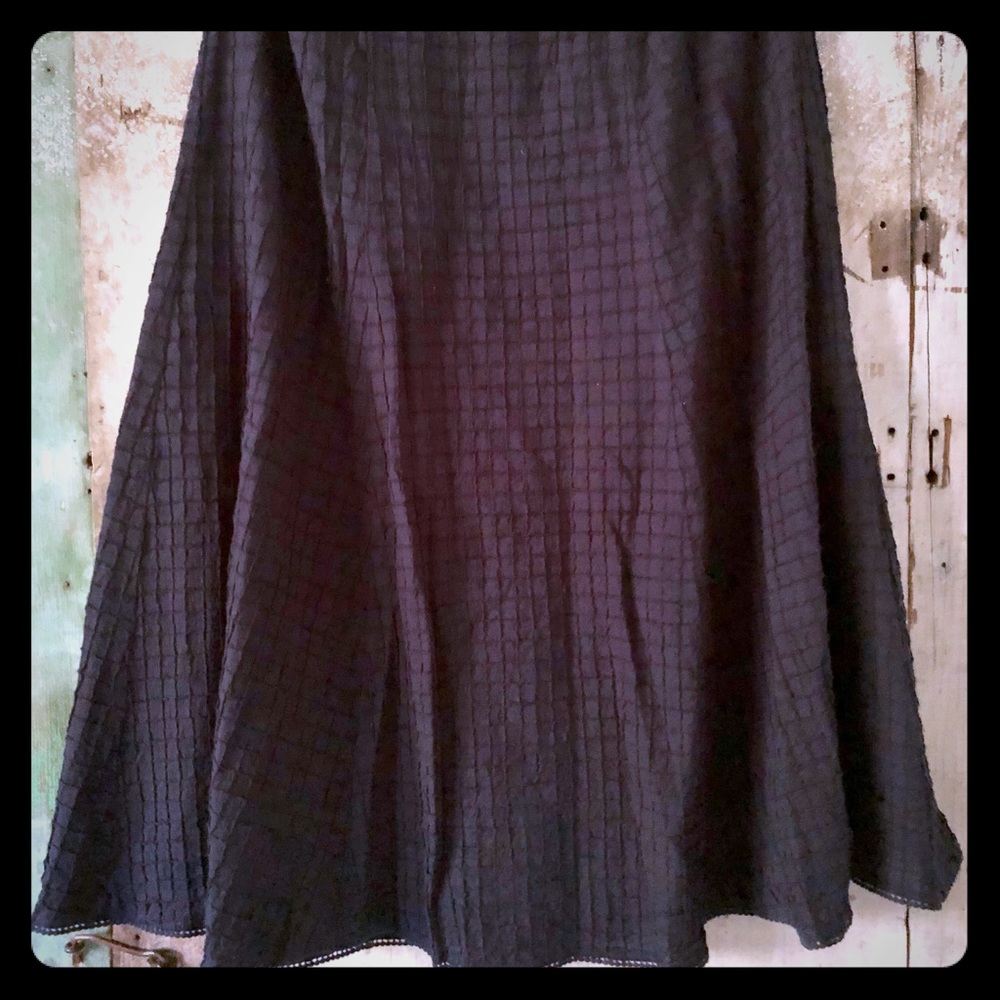 Eileen Fisher linen midi skirt